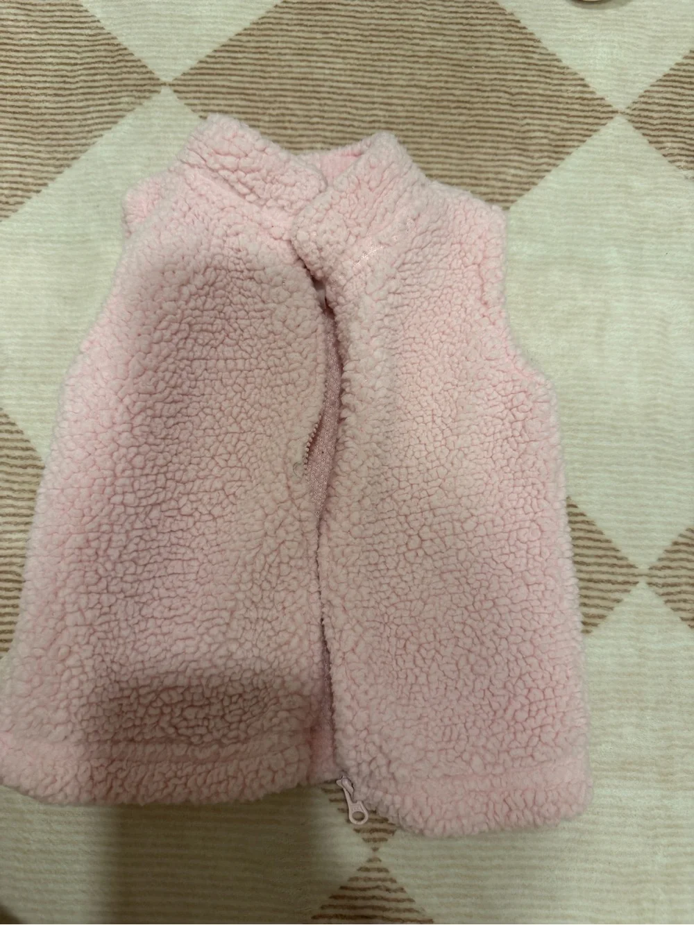 Carter's Soft Pink Sherpa Vest for Kids
